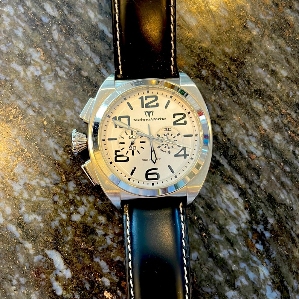 TechnoMarine US Navy watch! 100 meter diving capability.